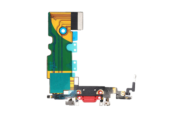 Replacement for iPhone SE 2nd USB Charging Flex Cable - Red
