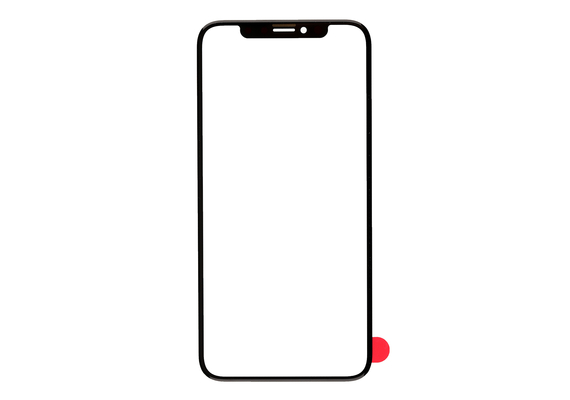 Replacement for iPhone X Front Glass Lens - Black