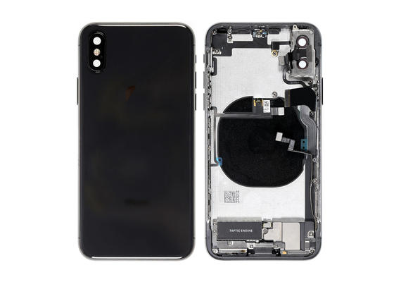 Replacement for iPhone X Back Cover Full Assembly - Space Gray