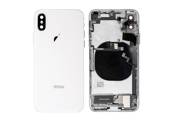 Replacement for iPhone X Back Cover Full Assembly - Silver