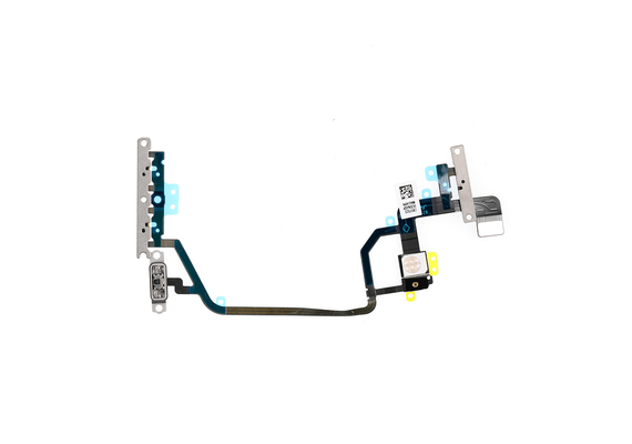Replacement for iPhone XR Power/Volume Button Flex Cable with Metal Bracket Assembly
