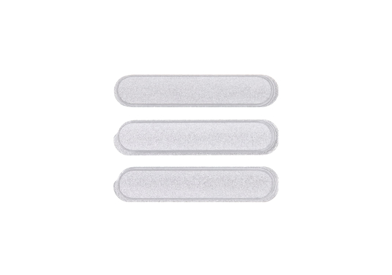 Replacement for iPad Pro 10.5/12.9 2nd/Air 3 Side Button Set (3pcs/set) - Silver
