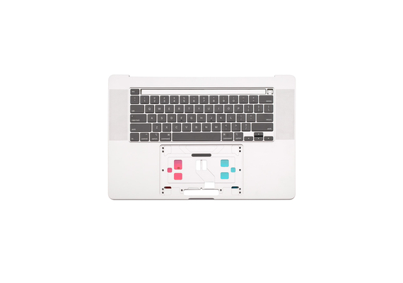 Silver Top Case with Keyboard for MacBook Pro Touch 16" A2141 (Late 2019 - Mid 2020)