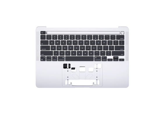 Silver Top Case with Keyboard for MacBook Pro 13" M1 A2338 (Late 2020)