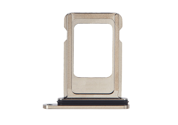 Replacement For iPhone 15 Pro 15 Pro Max Single Sim Card Tray-Natural Titanium