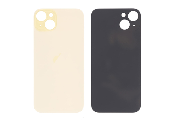 Replacement For iPhone 15 Plus Back Cover Glass-Yellow