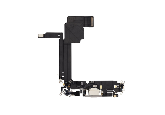 Replacement For iPhone 15 Pro Max Charging Port Flex Cable-White Titanium