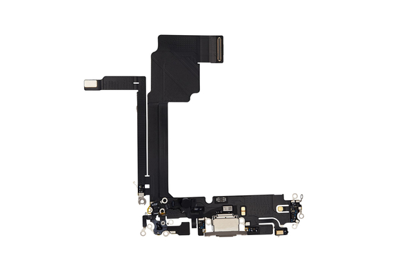 Replacement For iPhone 15 Pro Max Charging Port Flex Cable-Natural Titanium