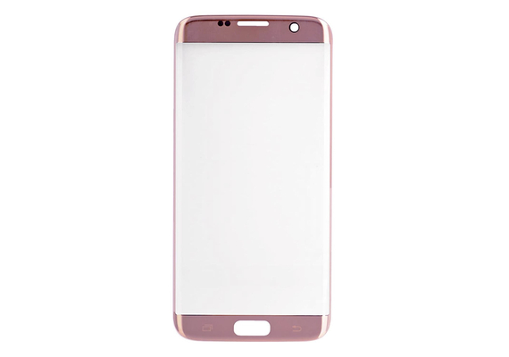 Replacement for Samsung Galaxy S7 Edge SM-G935 Front Glass Lens - Pink (Grade A)