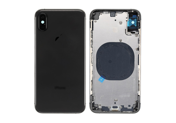 Replacement for iPhone Xs Rear Housing with Frame - Space Gray, Condition: Original New