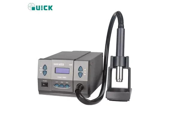 QUICK 881D 1300W Hot Air Desoldering Rework Station, Condition: 220V w/ UK Extra Adapter 