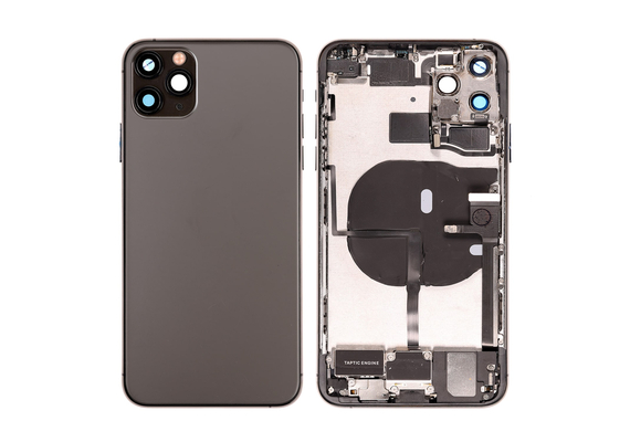 Replacement for iPhone 11 Pro Max Back Cover Full Assembly - Space Gray, Condition: Original New