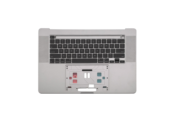 Grey Top Case with Keyboard for MacBook Pro Touch 16" A2141 (Late 2019 - Mid 2020), Condition: with British English Keyboard