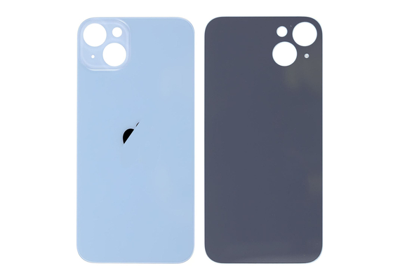 Replacement For iPhone 14 Plus Back Cover Glass-Blue