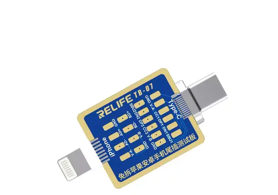 ​Relife TB-07 Non-Removal Test Board For iPhone Android Charging Port​Relife TB-07 Non-Removal Test Board For iPhone Android Charging Port