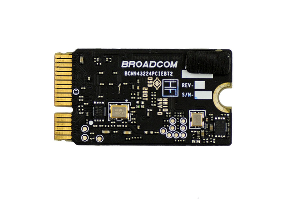 WiFi/Bluetooth Card #BCM943224PCIEBT2 for MacBook Air A1369/A1370/A1465/A1466 (Late 2010, Mid 2012)