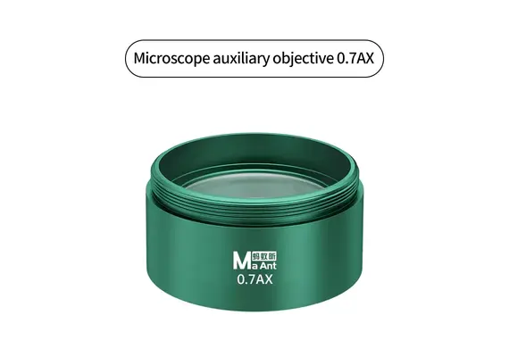 MaAnt Sky Eye T3 Trinocular Stereo Microscope, Option: 0.7AX Objective Lens