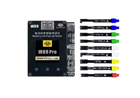 OSS W09 Pro V3 Battery Life Pop-Up Tester For iPhone 11-15 ProMax