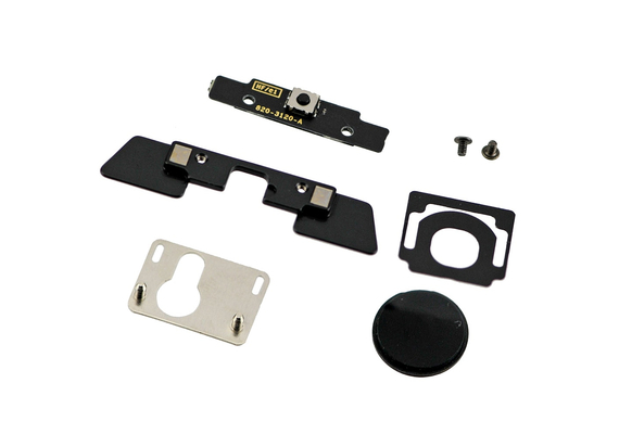 Replacement for iPad 3 Digitizer Mounting Kit with Black Button-Black