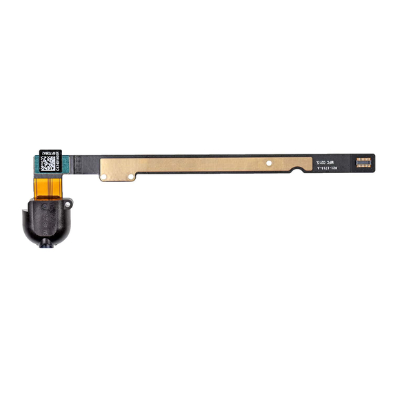 Replacement for iPad 6 Audio Earphone Jack Flex Cable - Black