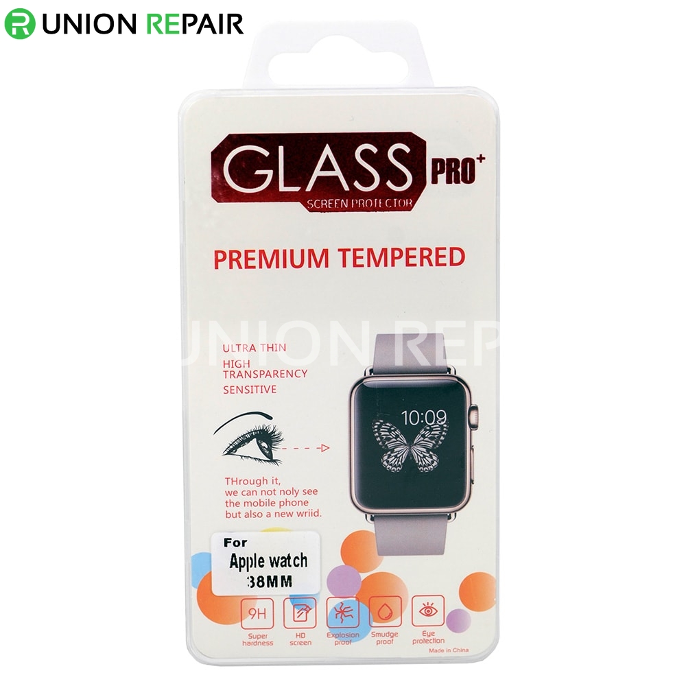 9H Tempered Glass Film 0.2mm Screen Protector for Apple Watch 38mm