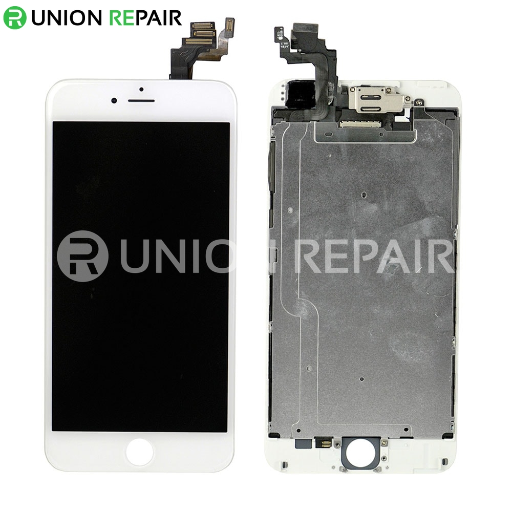 Replacement for iPhone 6 Plus LCD Screen Full Assembly without Home Button - White