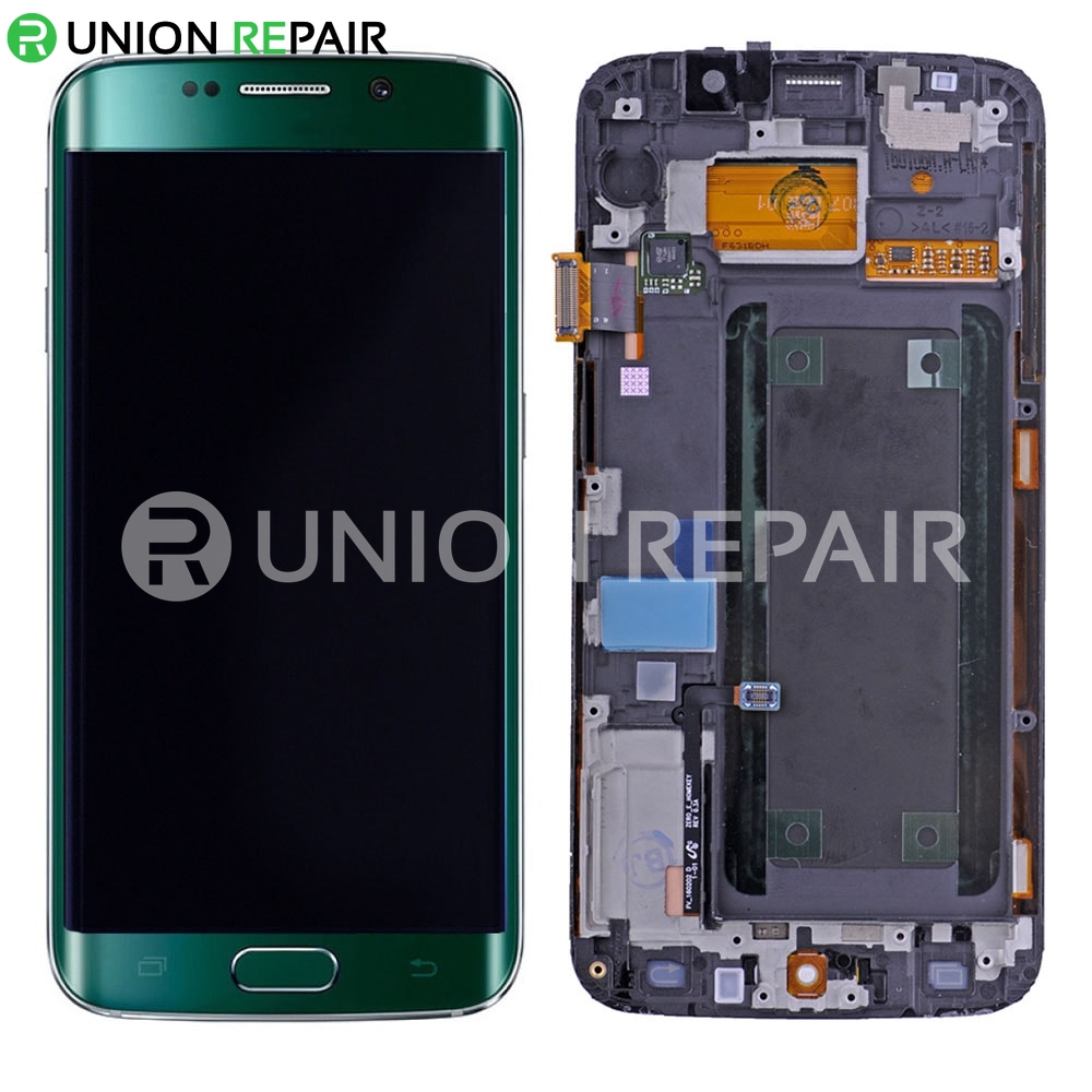 verbannen traagheid Isolator Replacement for Samsung Galaxy S6 Edge SM-G925 LCD Screen and Digitizer  Assembly with Frame - Green