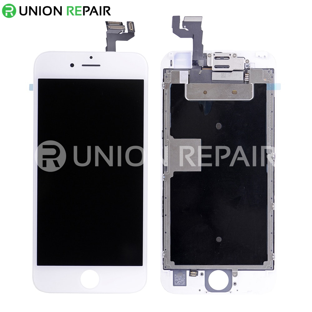Replacement for iPhone 6S LCD Screen Full Assembly without Home Button - White