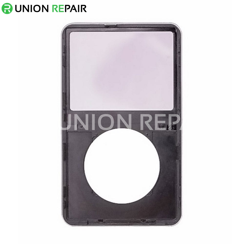 Replacement For iPod Video Front Cover Black