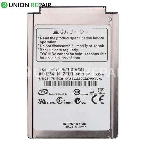 Replacement For Toshiba MK3006GAL 30GB Hard Drive