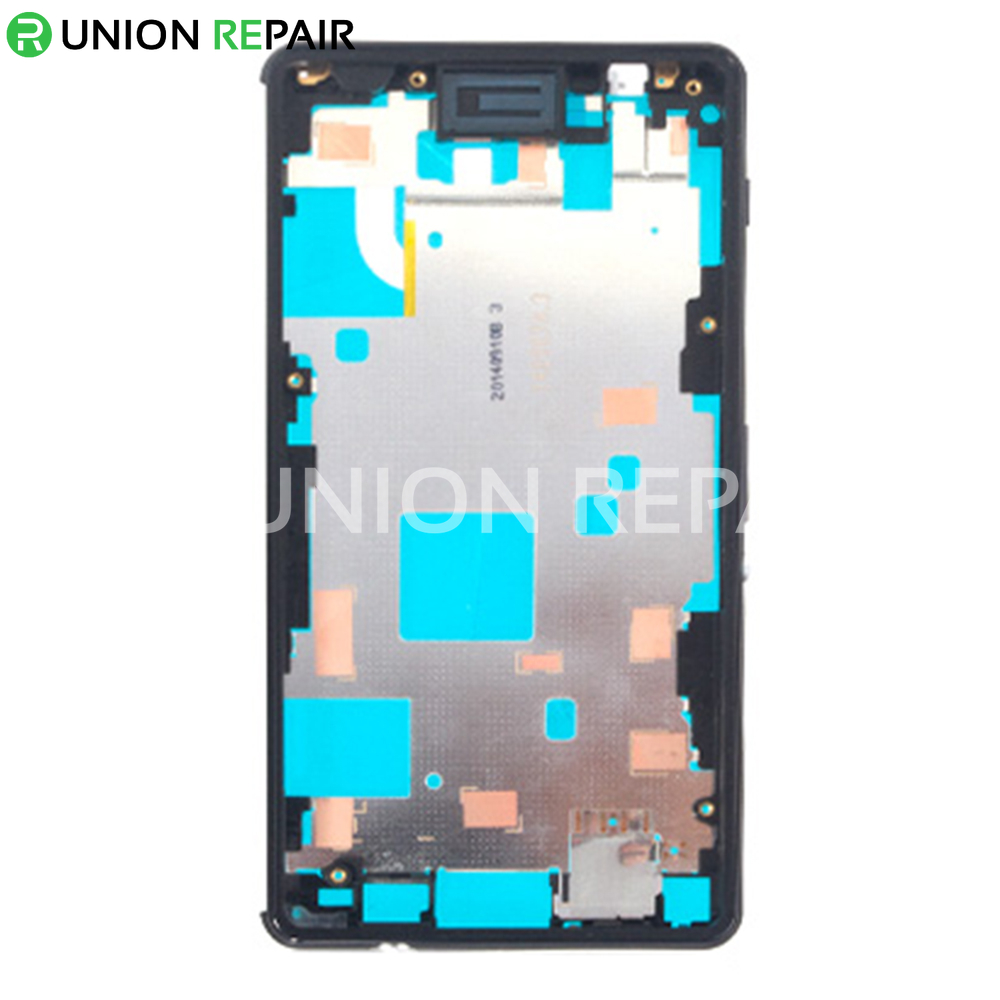 Werkgever Gietvorm Janice Replacement for Sony Xperia Z3 Compact/Mini Middle Frame Front Housing -  Black