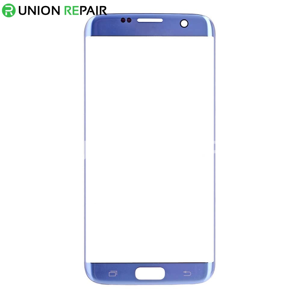 Replacement for Samsung Galaxy S7 Edge SM-G935 Front Glass Lens - Blue Coral