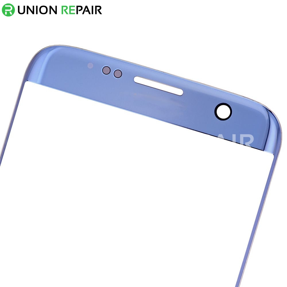 Replacement for Samsung Galaxy S7 Edge SM-G935 Front Glass Lens - Blue Coral