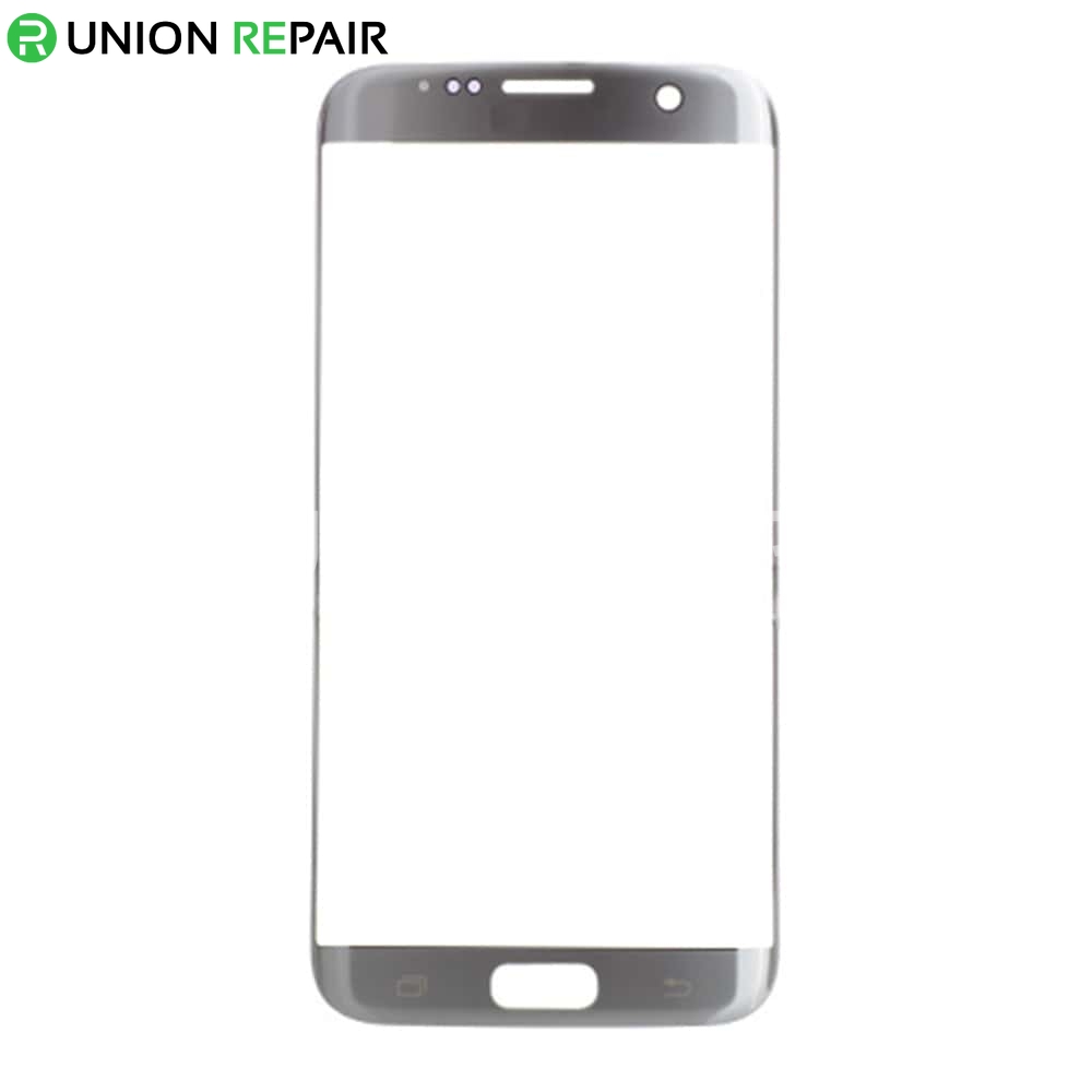 leerplan rust Vol Replacement for Samsung Galaxy S7 Edge SM-G935 Front Glass Lens - Silver