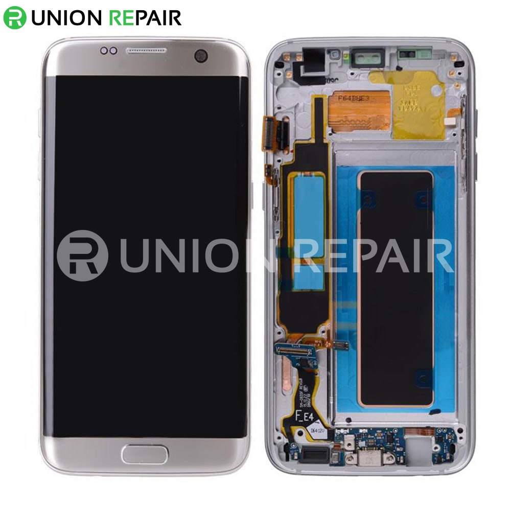 Faial Verplaatsing Tweet Replacement for Samsung Galaxy S7 Edge SM-G935 Series LCD Screen and  Digitizer Assembly with Frame - Silver