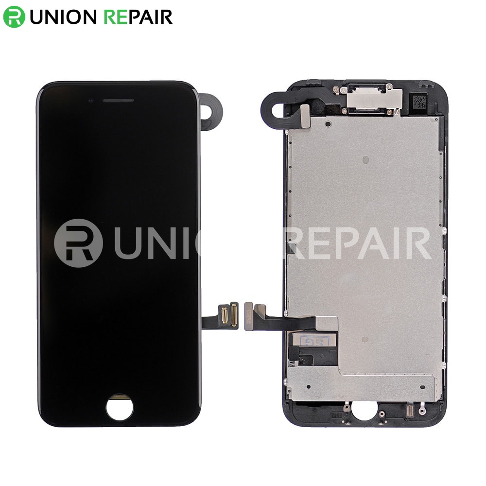 Front Camera and Repair Tools Ear Speaker Pre-Assembled Screen Replacement for iPhone 7 Black A1779 LCD Display and Touch Screen Digitizer Replacement for A1660 A1778 w/Facing Proximity Sensor 