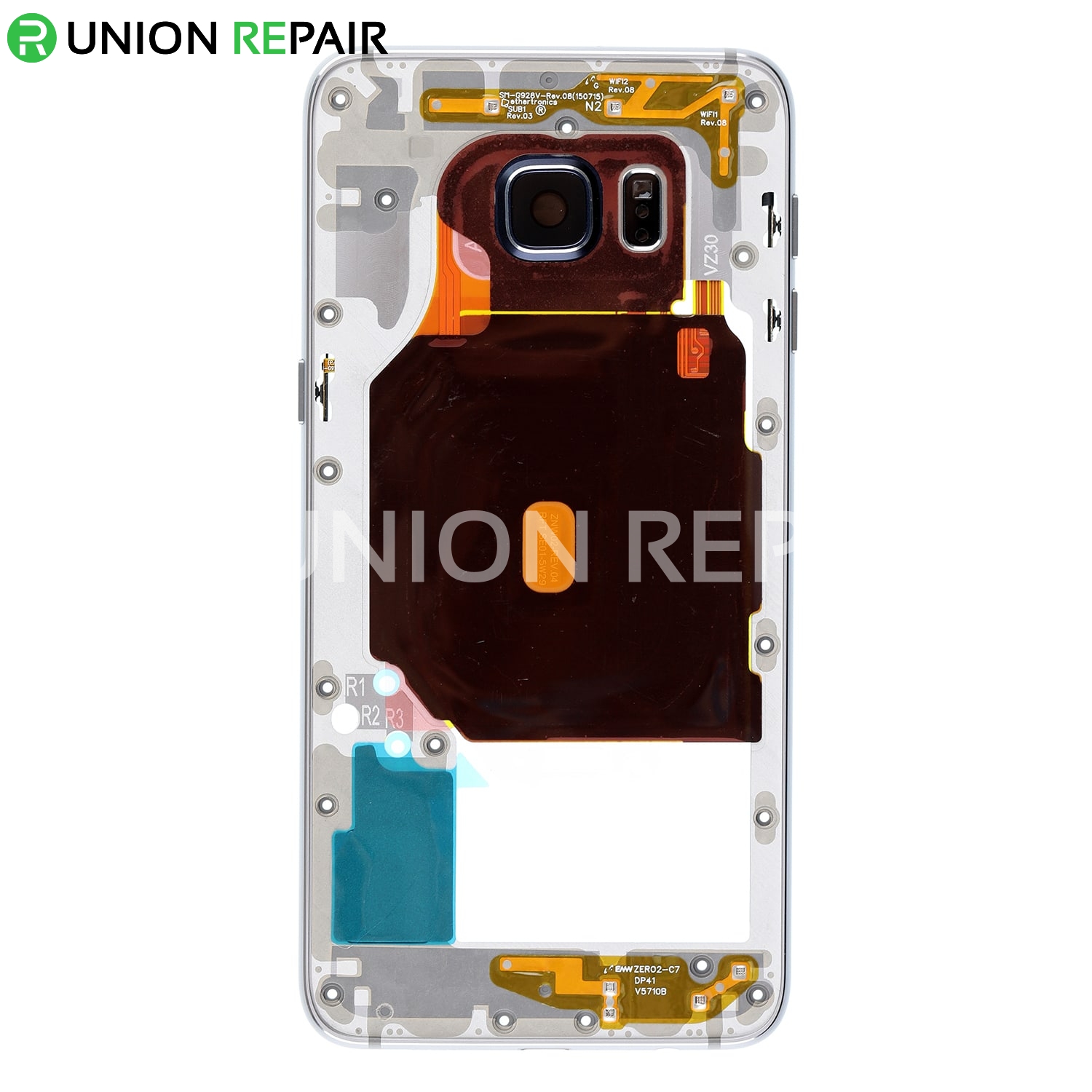 Replacement for Samsung Galaxy S6 Edge Plus SM-G928F Rear Housing Assembly - Gray