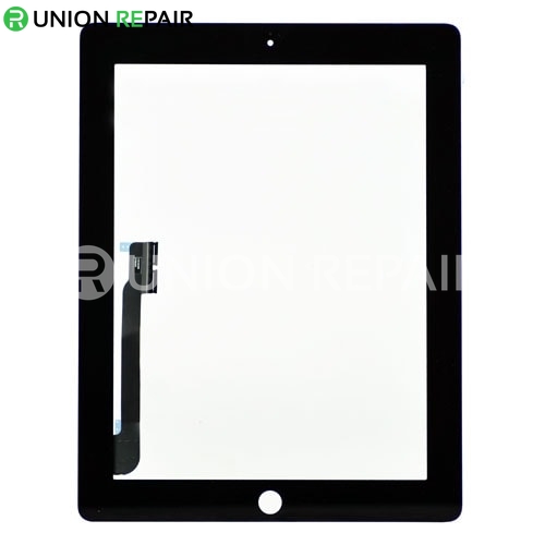White NEW Touch Screen Digitizer Replacement For Apple iPad 4 Black 