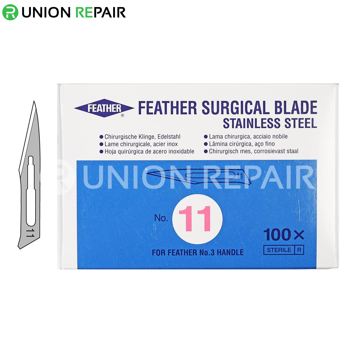 11 Sterile Surgical Blades (100pcs/box 