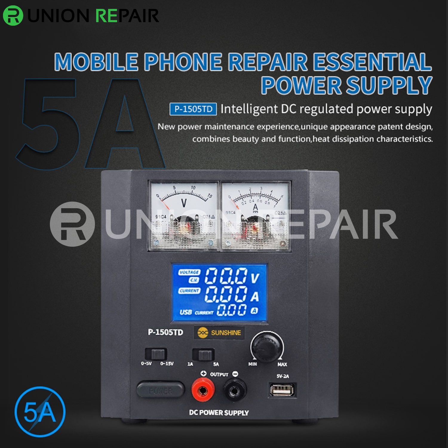 P-1505TD Intelligence Switching Regulator 5A15V DC Power Supply