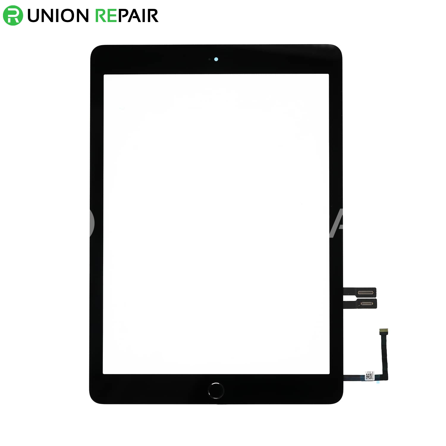 Front Panel Touch Screen Glass Digitizer Home Button Assembly for iPad 2 Black