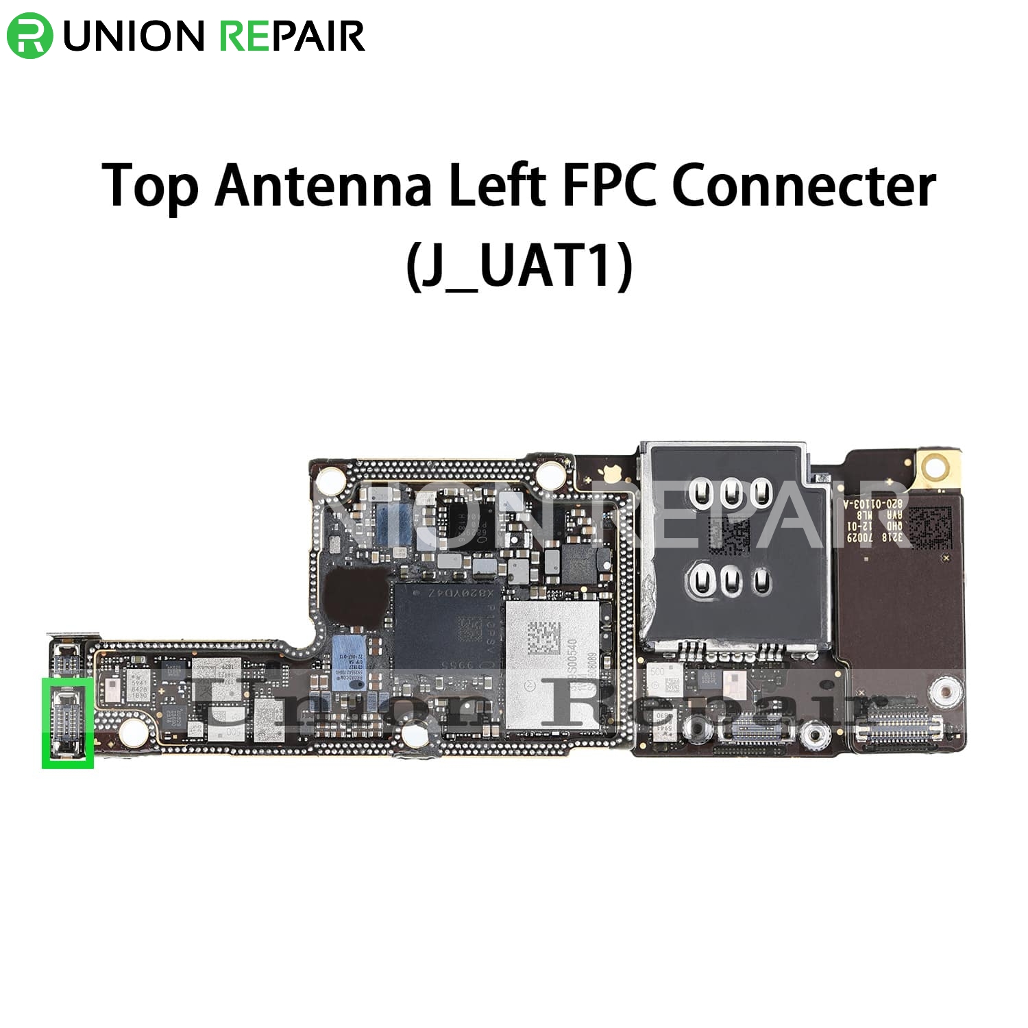 Replacement for iPhone XS MAX Top Left Cellular Antenna Connector Port Onboard