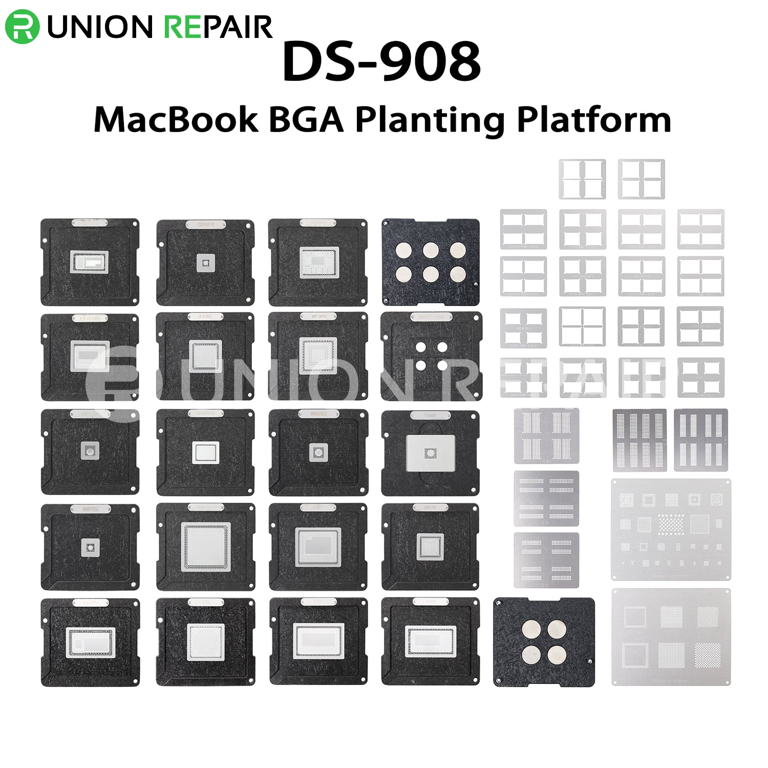 DS-908 MacBook BGA Reballing Platform Tool Set