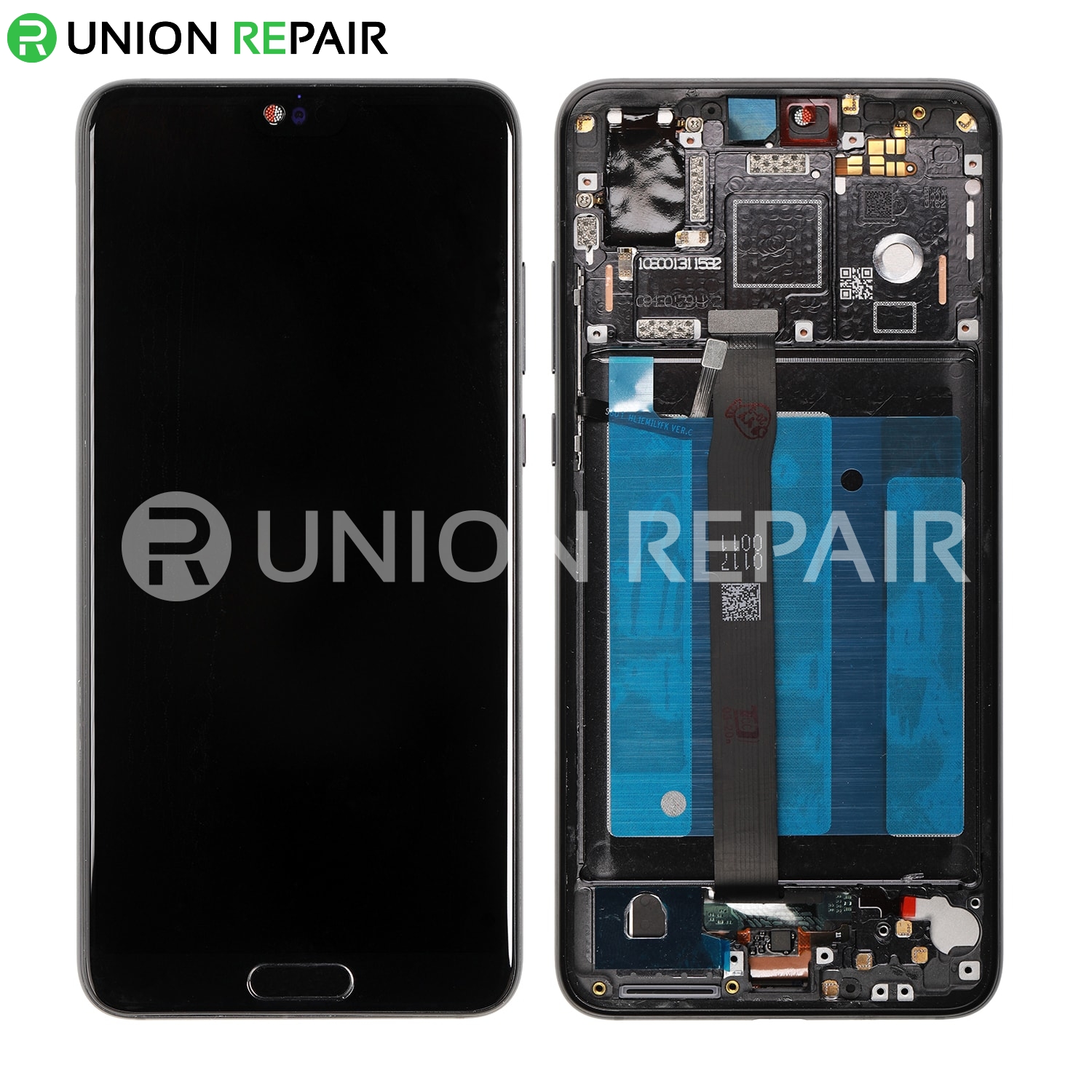Replacement for Huawei P20 LCD Screen Digitizer Assembly with Frame - Black