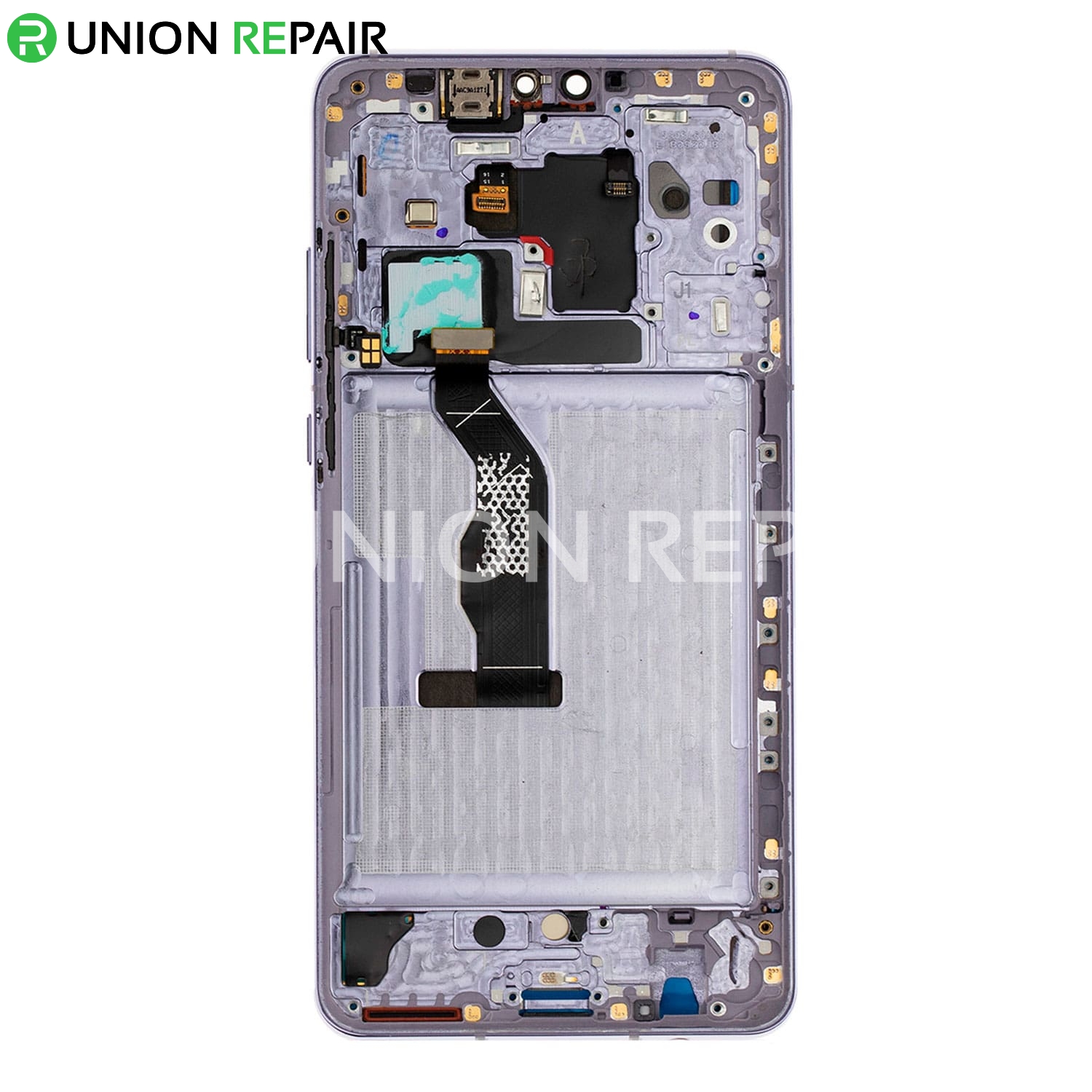 Replacement for Huawei Mate 30 LCD Screen Digitizer Assembly with Frame - Silver