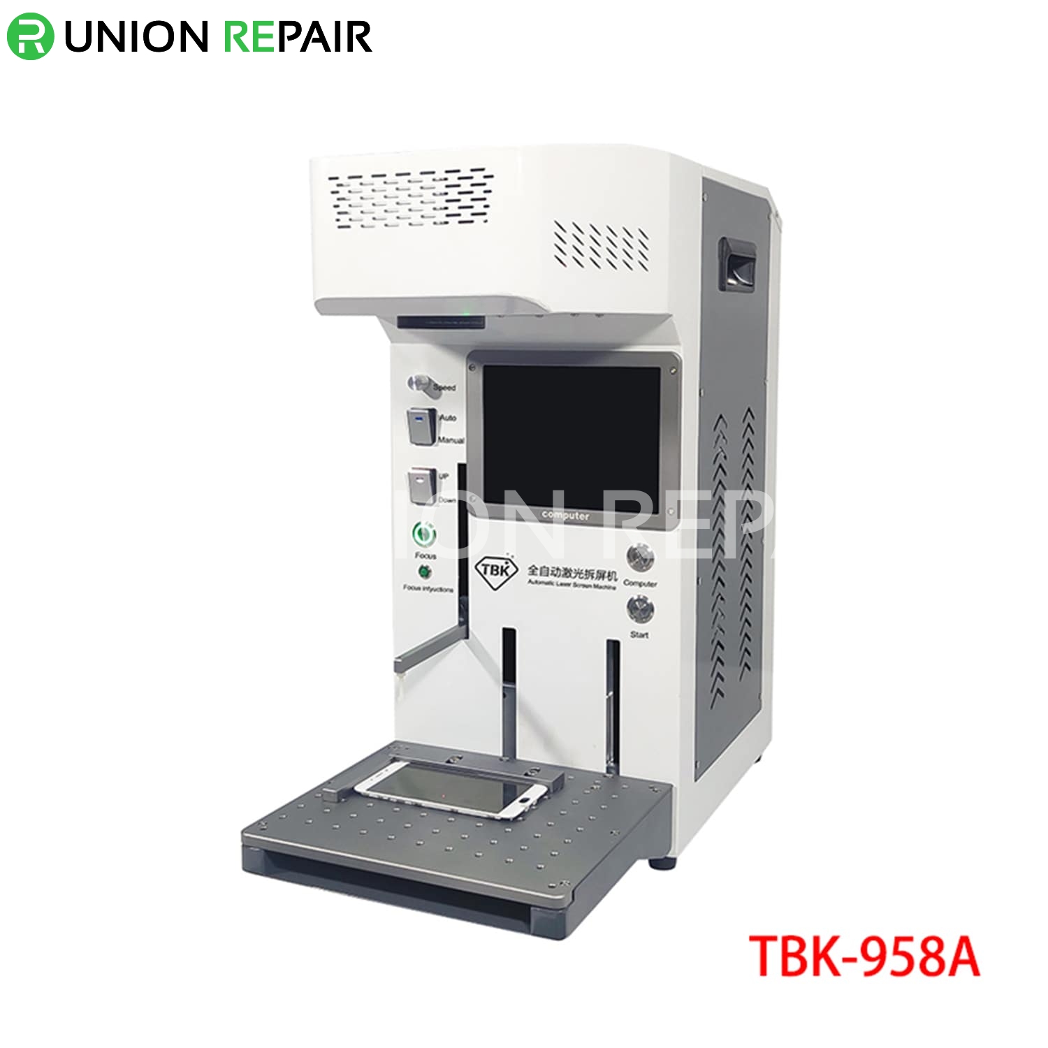 TBK 958A Automatic Laser Removal Back Cover Glass Machine