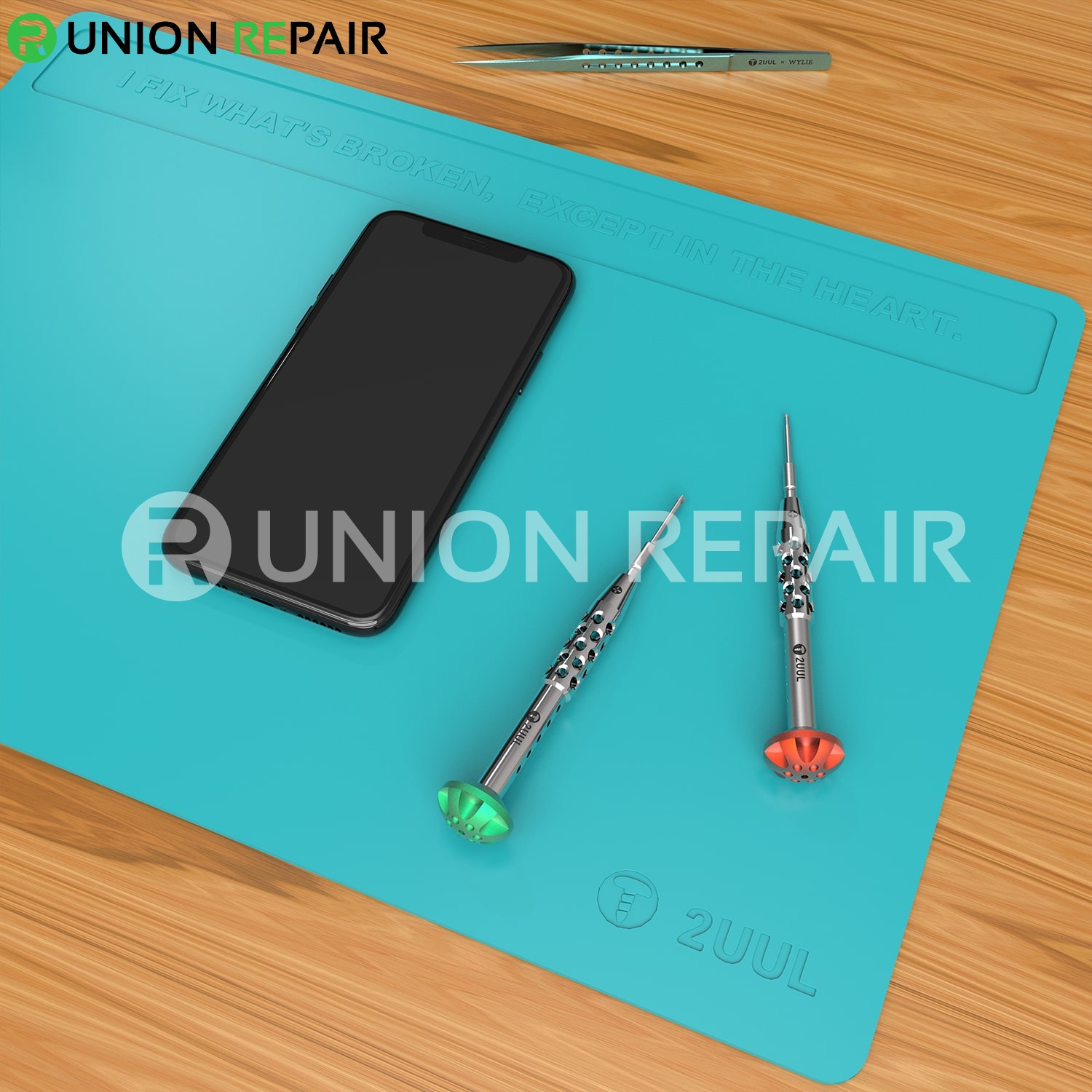 2UUL Heat Resisting Silicone Pad with Anti Dust Coating 400mm*280mm