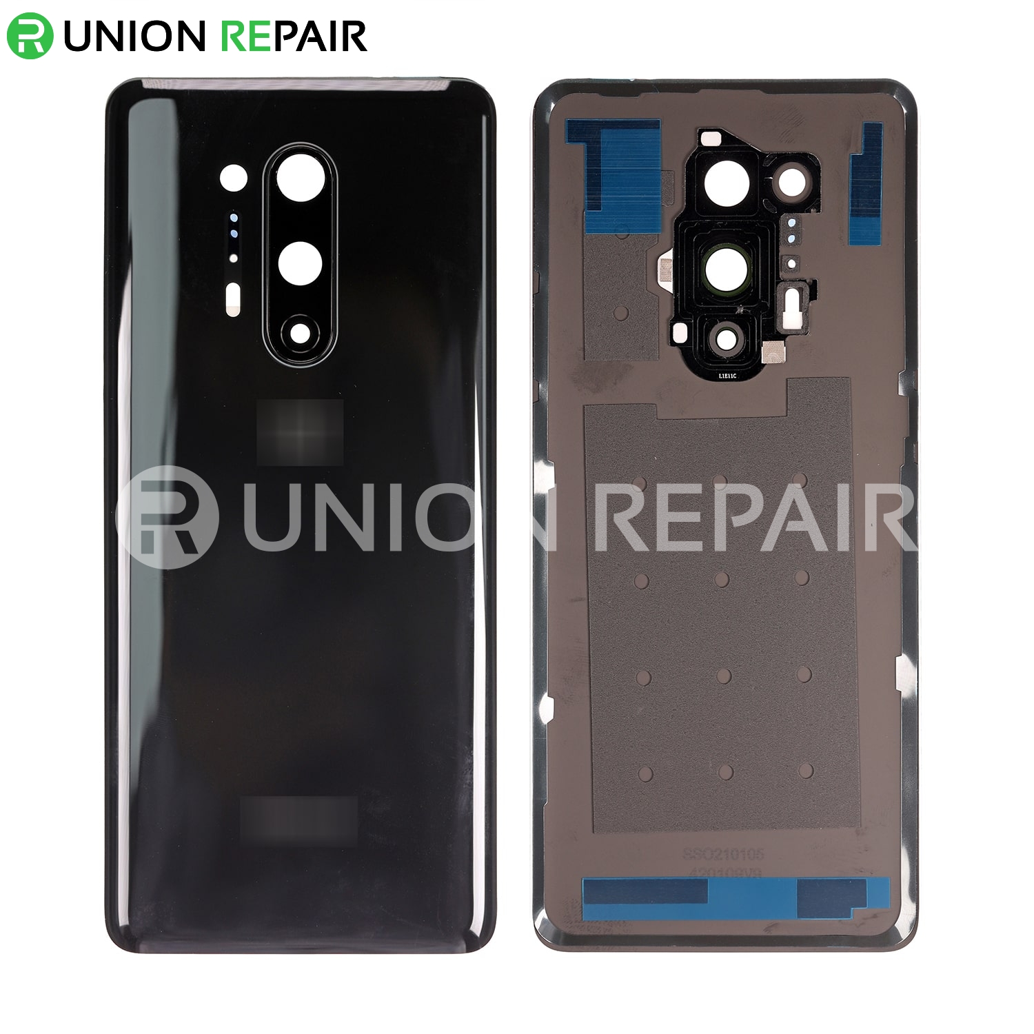 Replacement for OnePlus 8 Pro Battery Door - Onyx Black