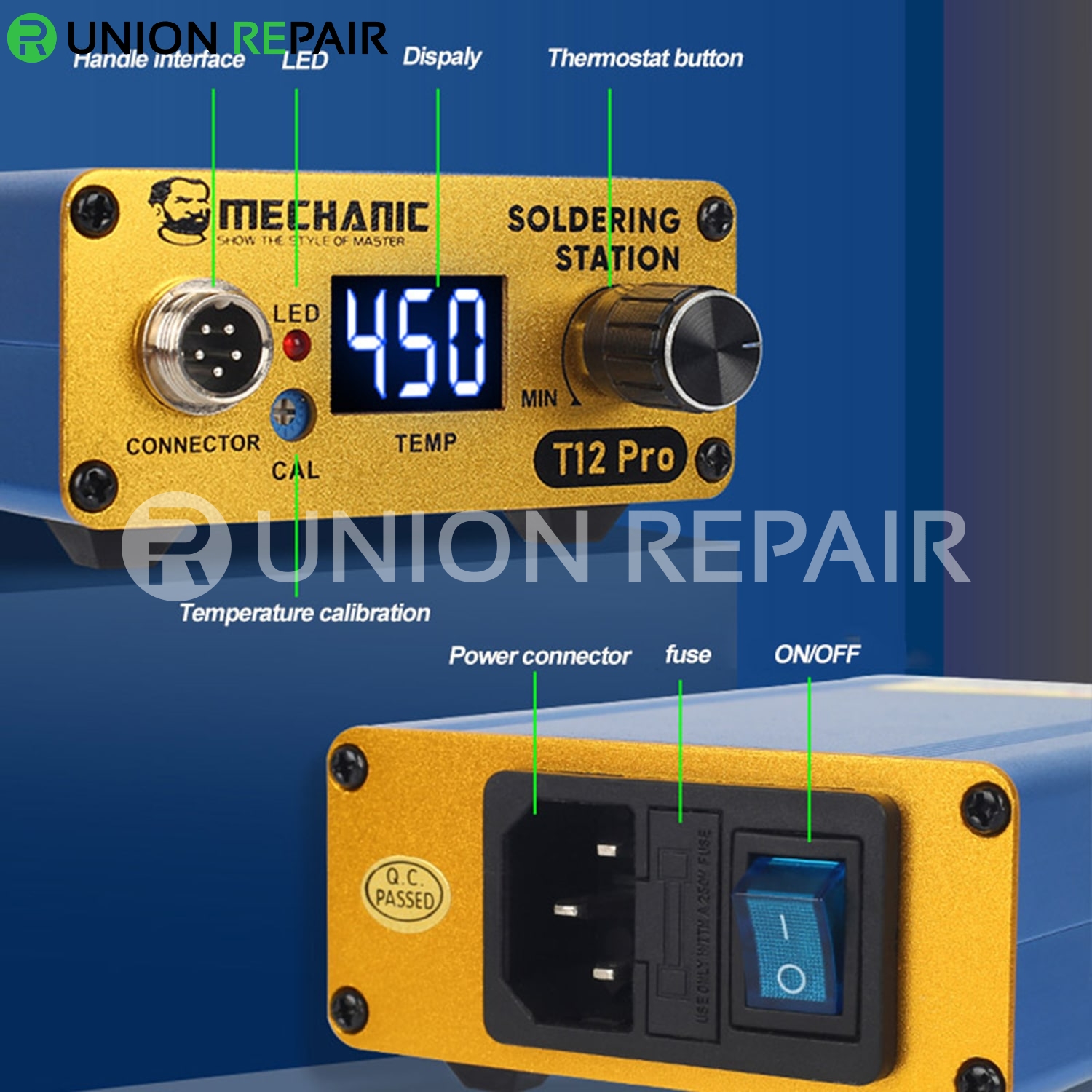 Mechanic T12 Pro Intelligent Anti-Static Temperature Digital Soldering Station