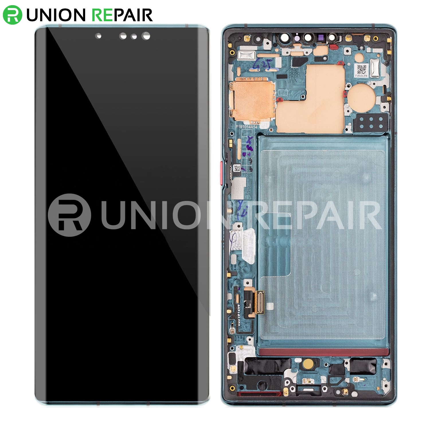 Replacement for Huawei Mate 30 Pro LCD Screen Digitizer Assembly with Frame - Green